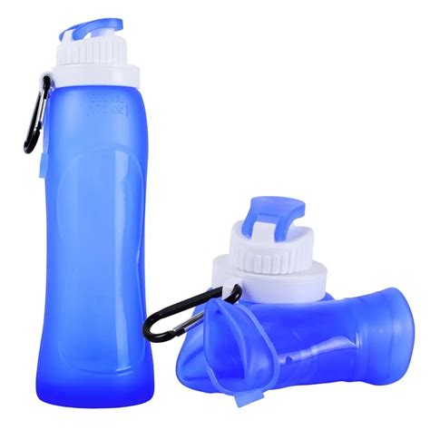 Collapsible Drinkware Travel Sport Camping Hiking Bottle Bike Water ...