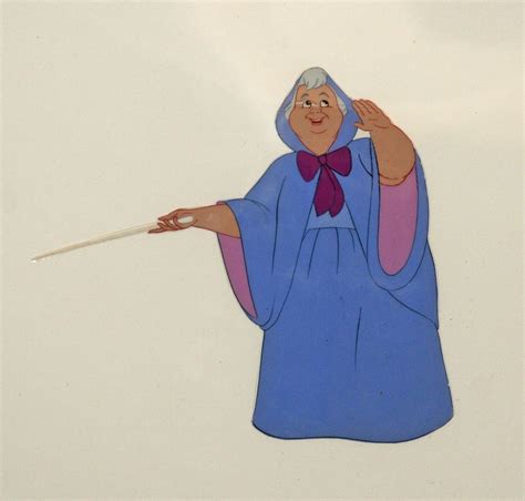 Fairy Godmother animation cel "Cinderella" (1950) | Disney art ...