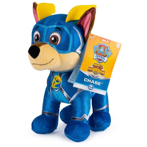 PAW Patrol, 8-Inch Mighty Pups Super PAWs Chase Plush | Toys R Us Canada