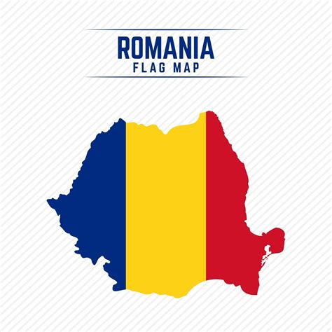 Flag Map of Romania 2400646 Vector Art at Vecteezy