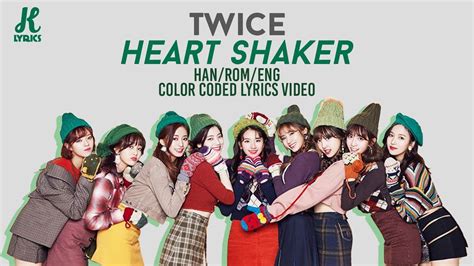 TWICE - Heart Shaker Lyrics (Color Coded Han|Rom|Eng) - YouTube