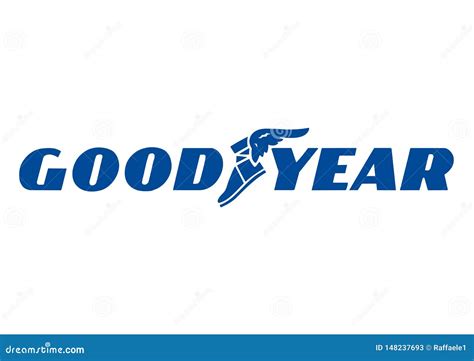 Logo Goodyear editorial stock photo. Illustration of color - 148237693