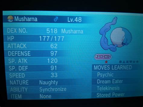 Shiny Musharna for Trade by PokeTrader on DeviantArt