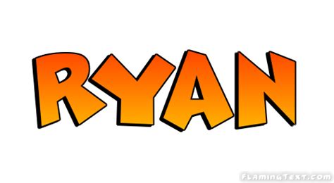 Ryan Logo | Free Name Design Tool from Flaming Text