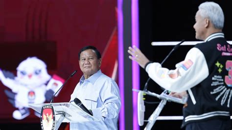 Prabowo Subianto Debat Kelima Calon Presiden Pemilu 2024 - Vlix.id