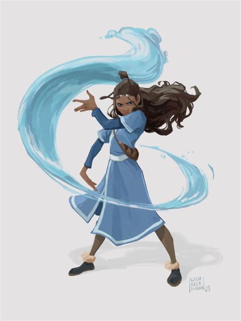 Waterbending Master Katara - Kasia Brzezinska