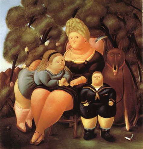 The Family - Fernando Botero - WikiArt.org - encyclopedia of visual arts