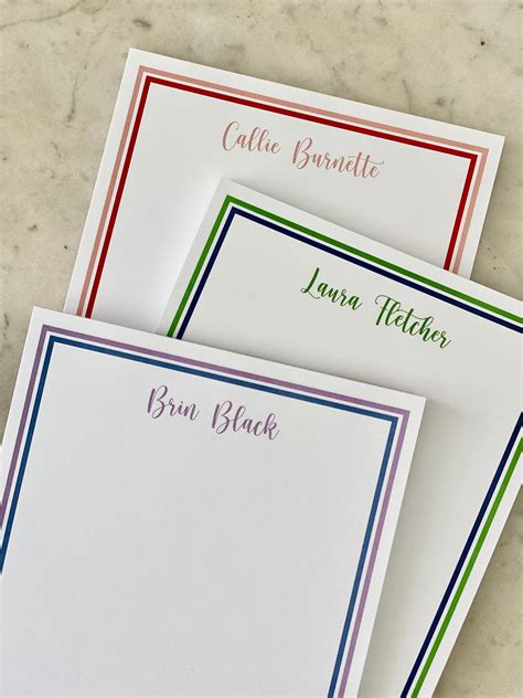 Personalized Notepad - colorblock • Calliespondence