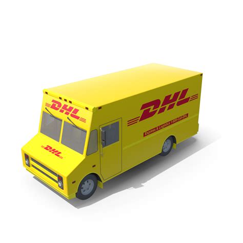 Dhl Truck 3D Object 2298180083 | Shutterstock