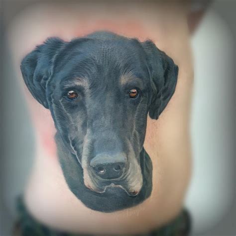 Dog portrait tattoo by Haylo by Haylo: TattooNOW