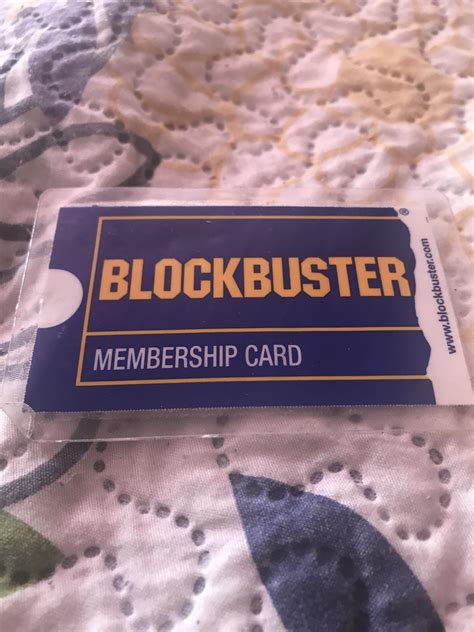 Just found this BlockBuster Card after digging through a drawer ... man ...