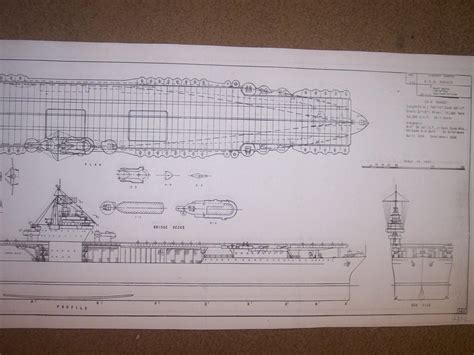 USS RANGER CV4 ship boat model plans | #1871623793