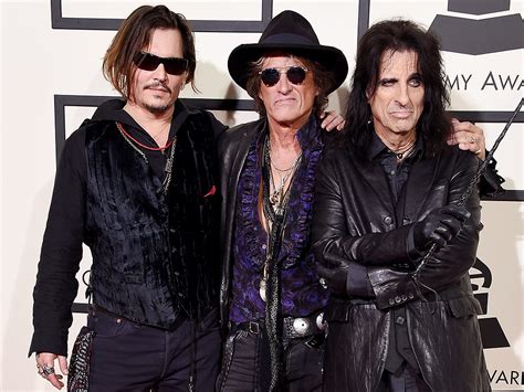 Johnny Depp's Band Hollywood Vampires: Group Includes Alice Cooper, Joe ...