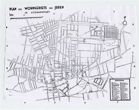 Map of the Lodz Ghetto. | Lodz, Wwii history, Ghetto