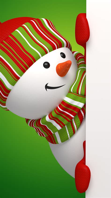 Cute Snowman Wallpaper