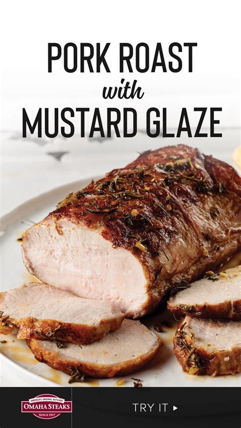 Pork Roast with Mustard Glaze | Recipe | Pork, Pork roast, Pork recipes