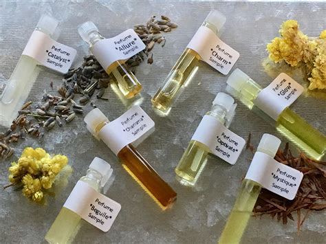 Natural Perfume Sample Vials Set of 3 Vials you choose. | Etsy | Perfume samples, Natural ...