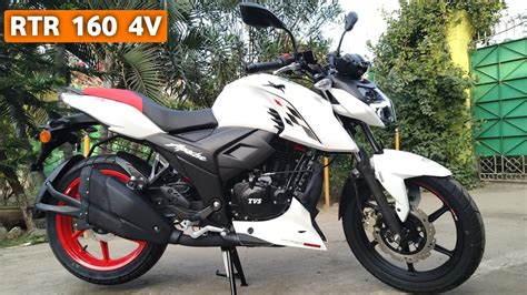 All New Tvs Apache RTR 160 4v Bs6 Special Edition Pearl White 2023 ...