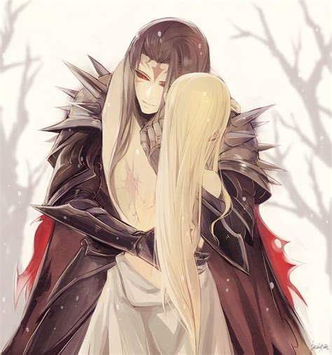 Silmarillion___Melkor × Mairon(Morgoth × Sauron) ... | Tolkien art, Gothic fantasy art, Anime