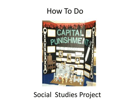 Social Studies Projects