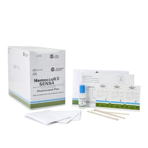 Cancer Screening Test Kit Hemoccult Sensa Dispensapak Sample 40 Tests ...