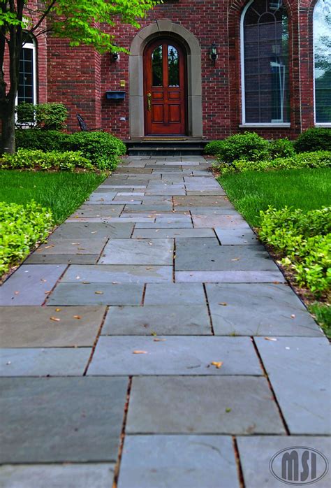 Pavers - Pennsylvania Bluestone Sandstone - Landscape | Bluestone walkway, Hardscape, Paver designs