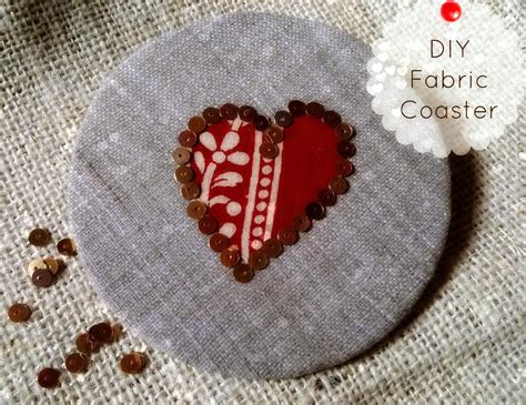 Sunshine & Dewdrops: DIY Fabric Coasters