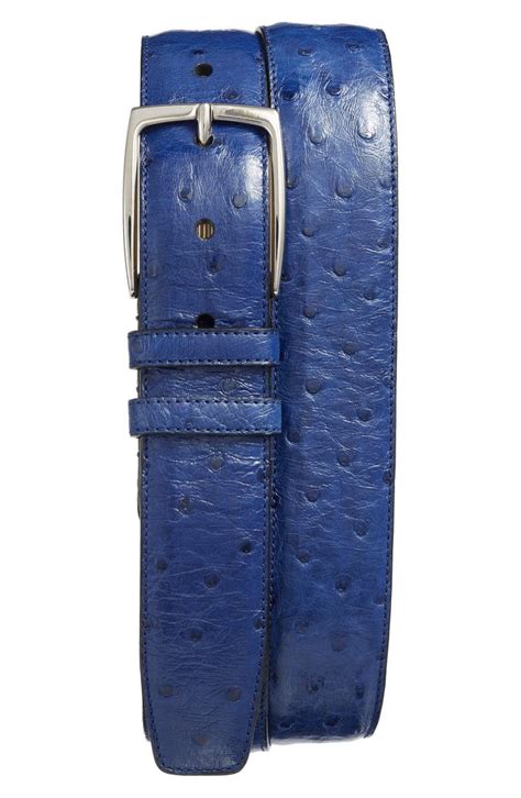 Mezlan Ostrich Leather Belt | Nordstrom