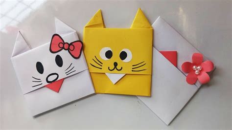 How to make a paper Envelope.Super Easy Origami Envelope Tutorial - YouTube