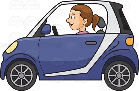 A Woman Driving A Smart Car | Smart car, Car, Buy truck