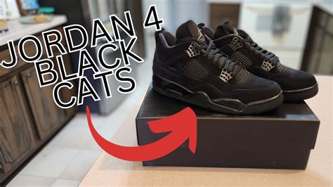 Best Jordan 4 Retro Black Cat Reps 2023 | Unboxing and Review - YouTube