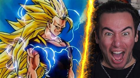 Non Dragon Ball Fan Reacts to Goku SSJ3 Transformation - YouTube