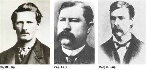 The Earp brothers - Wyatt, Virgil and Morgan - became most well known from their incident in ...