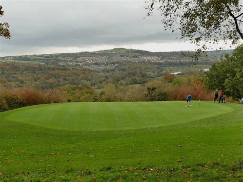 Holing a putt at Hollins Hall golf... © Stephen Craven cc-by-sa/2.0 :: Geograph Britain and Ireland