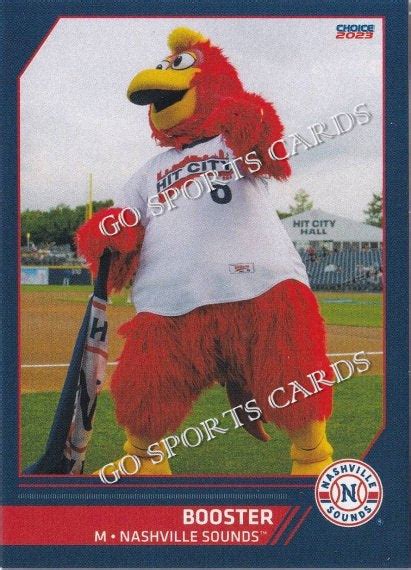 2023 Nashville Sounds Booster Mascot – Go Sports Cards