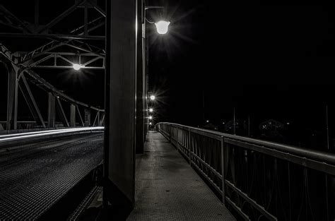 High Street Bridge Night Life Photograph by Mike Gifford - Fine Art America