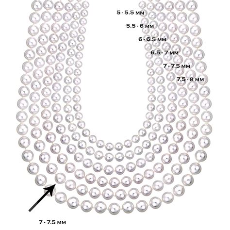 7.5mm Pearl Necklace - Jewelry Designs