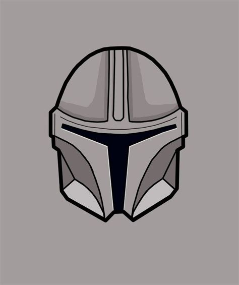 Mandalorian Helmet Drawings - Drawing.rjuuc.edu.np