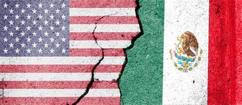 us mexico flag concept, border problems with countries Stock Illustration | Adobe Stock