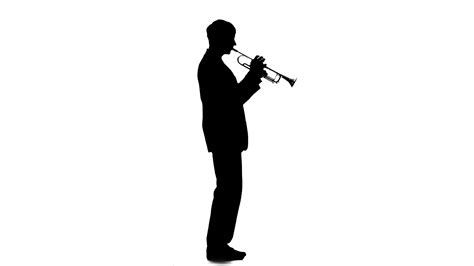 Trumpet Player Silhouette at GetDrawings | Free download