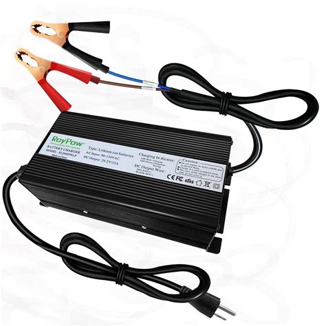 Buy 24V 15A LiFePO4 Battery Charger, RoyPow 24V Lithium LifePO4 Battery Charger 29.2V Lithium ...