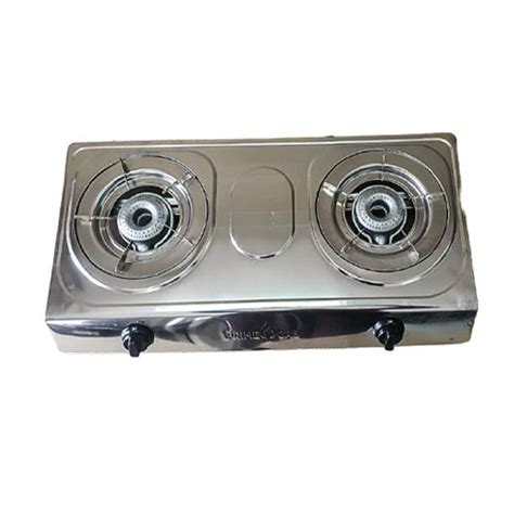 2 Burner Stainless Steel Gas Stove