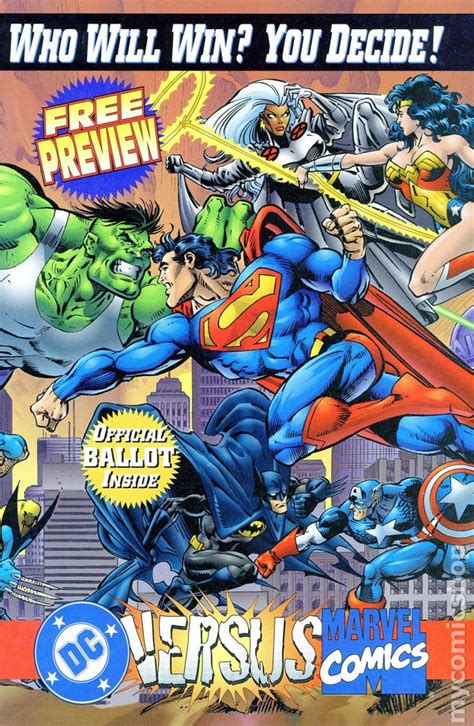 Marvel vs. DC Preview (1995) comic books