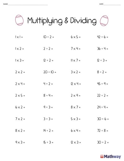 Need some additionl practice with multiplying and dividing? Print out this worksheet or ...