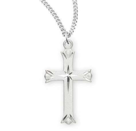 Sterling Silver Engraved Cross - Buy Religious Catholic Store