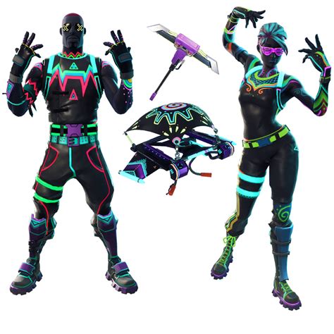 Fortnite Neon Glow Item Bundle - PNG, Pictures, Images