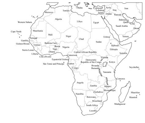 Geographical Presentation of Africa - Learn from War