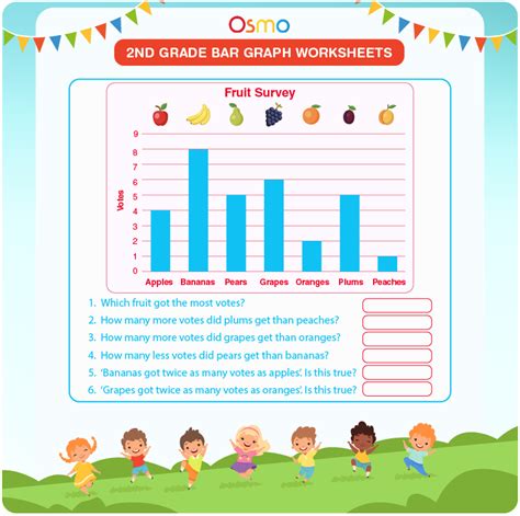 Bar Graphs 2nd Grade Worksheet