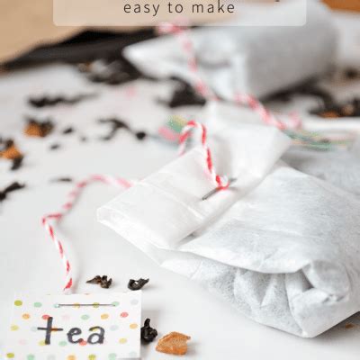 How to make tea bags from coffee filters or cheesecloth | easy tutorial!