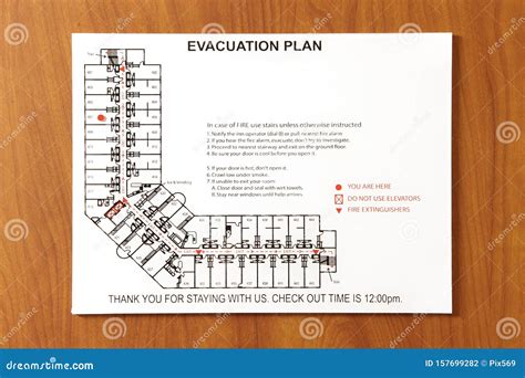 Floor Plan Exit Door